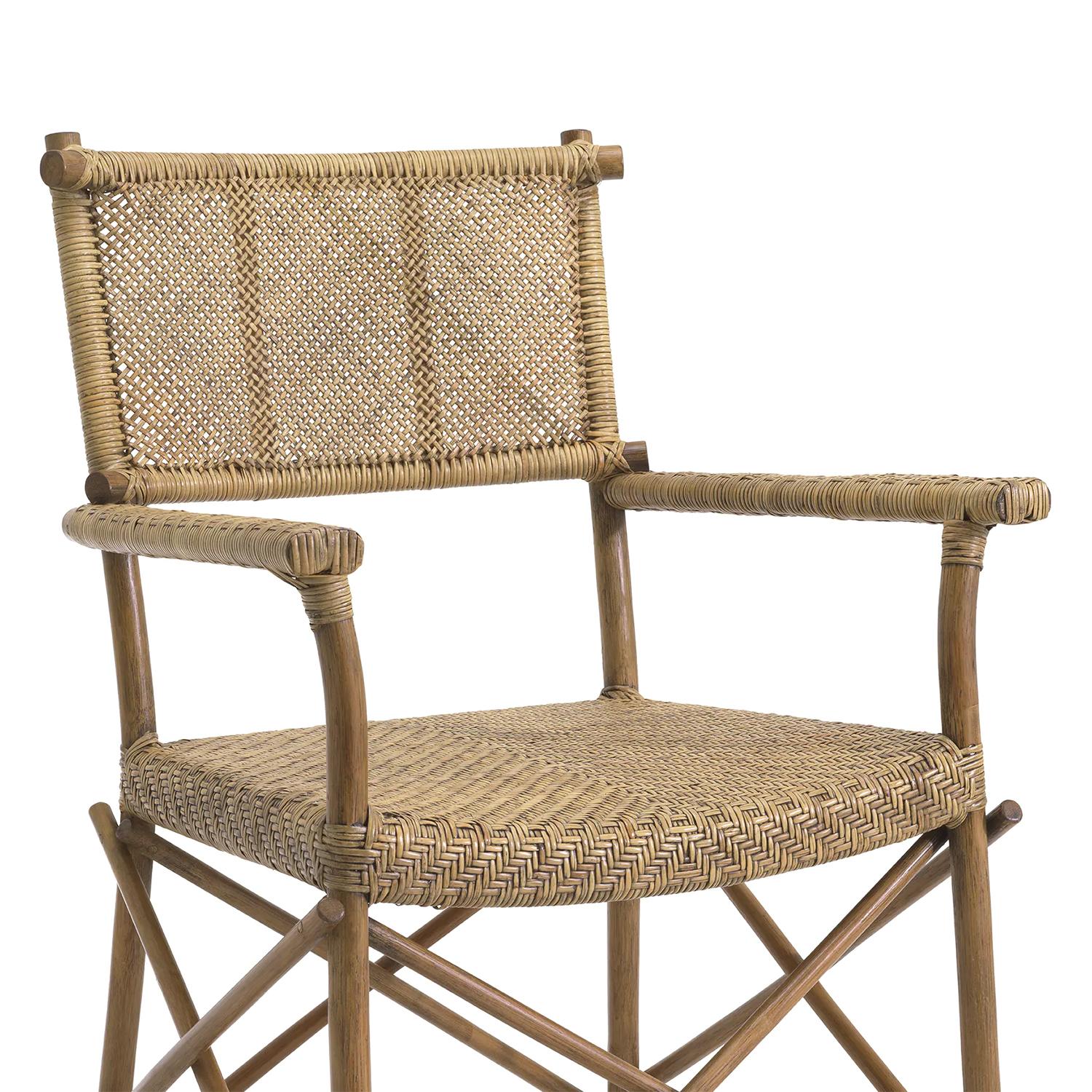 Rattan Indo Chair In New Condition For Sale In Paris, FR