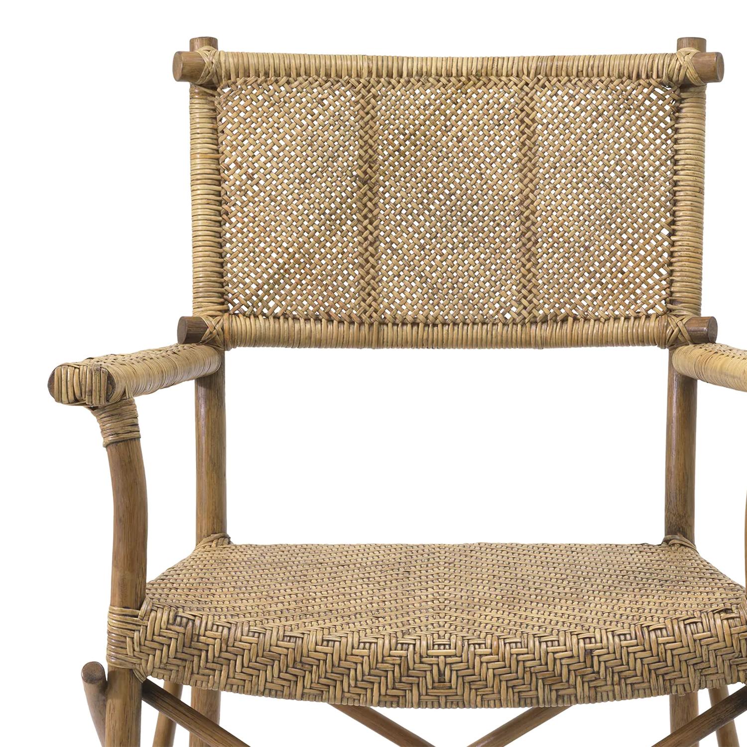 Contemporary Rattan Indo Chair For Sale