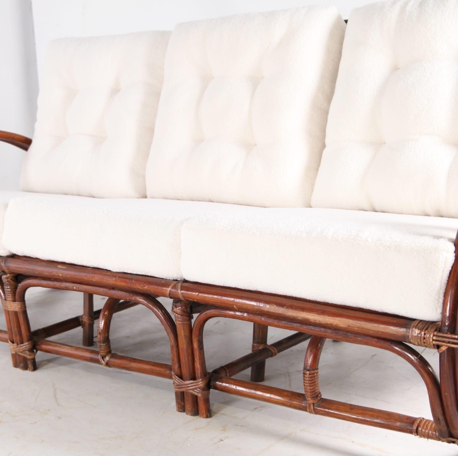 Ensemble de salon en rotin en vente 5