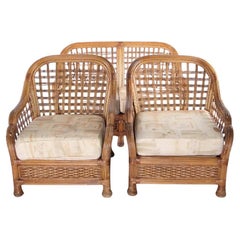 Rattan living room set