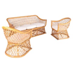 Rattan living room set