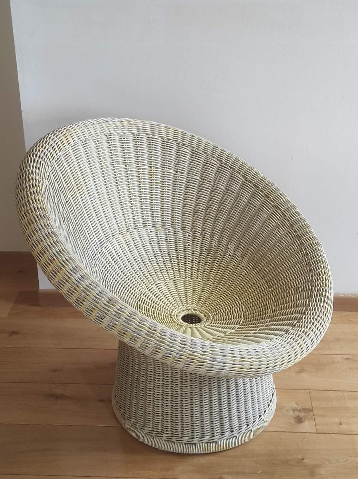 Chaise longue en rotin par Egon Eiermann, modèle E10, années 1940 Bon état - En vente à Čelinac, BA