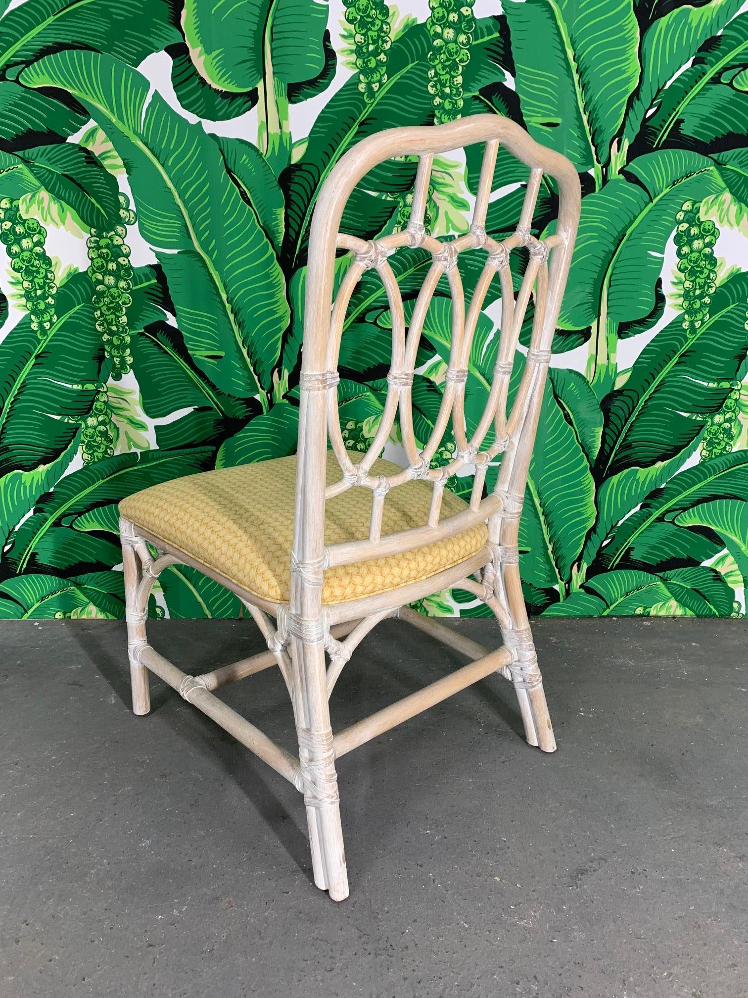 rattan loop chair