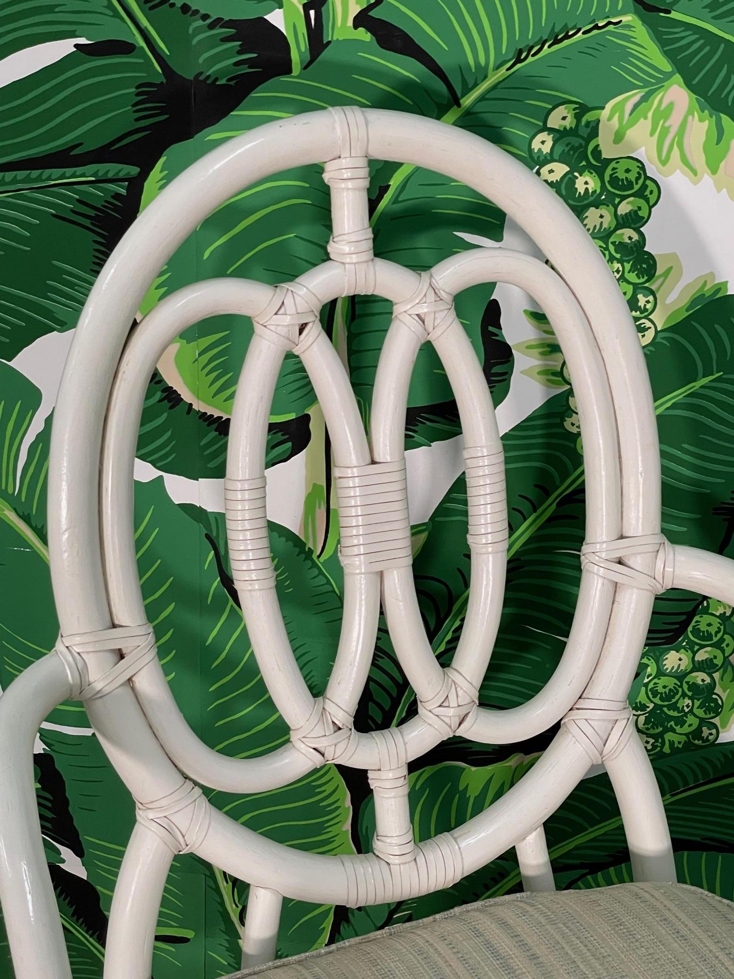 Rattan Loop Back Dining Chairs 1