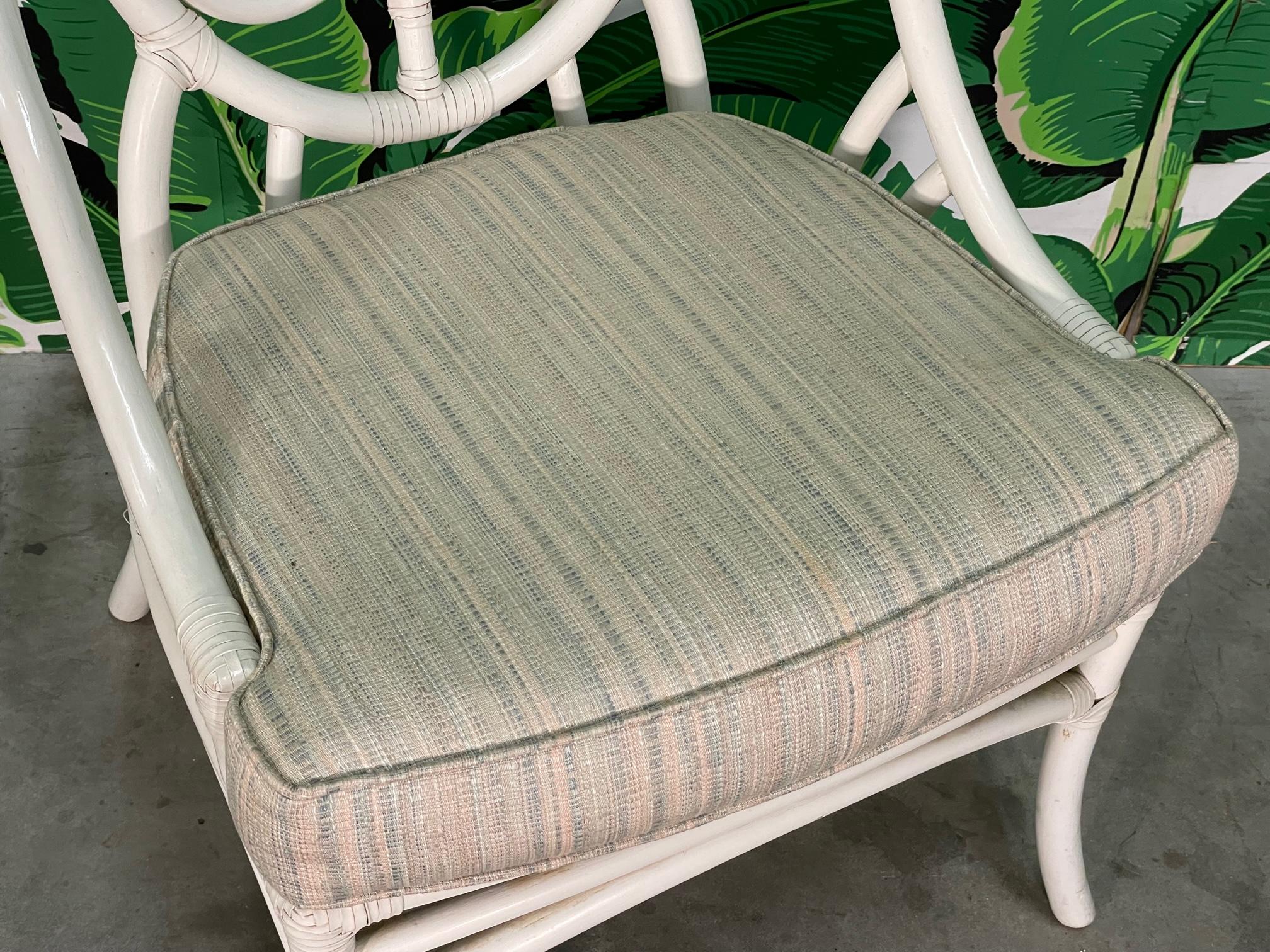 Rattan Loop Back Dining Chairs 2