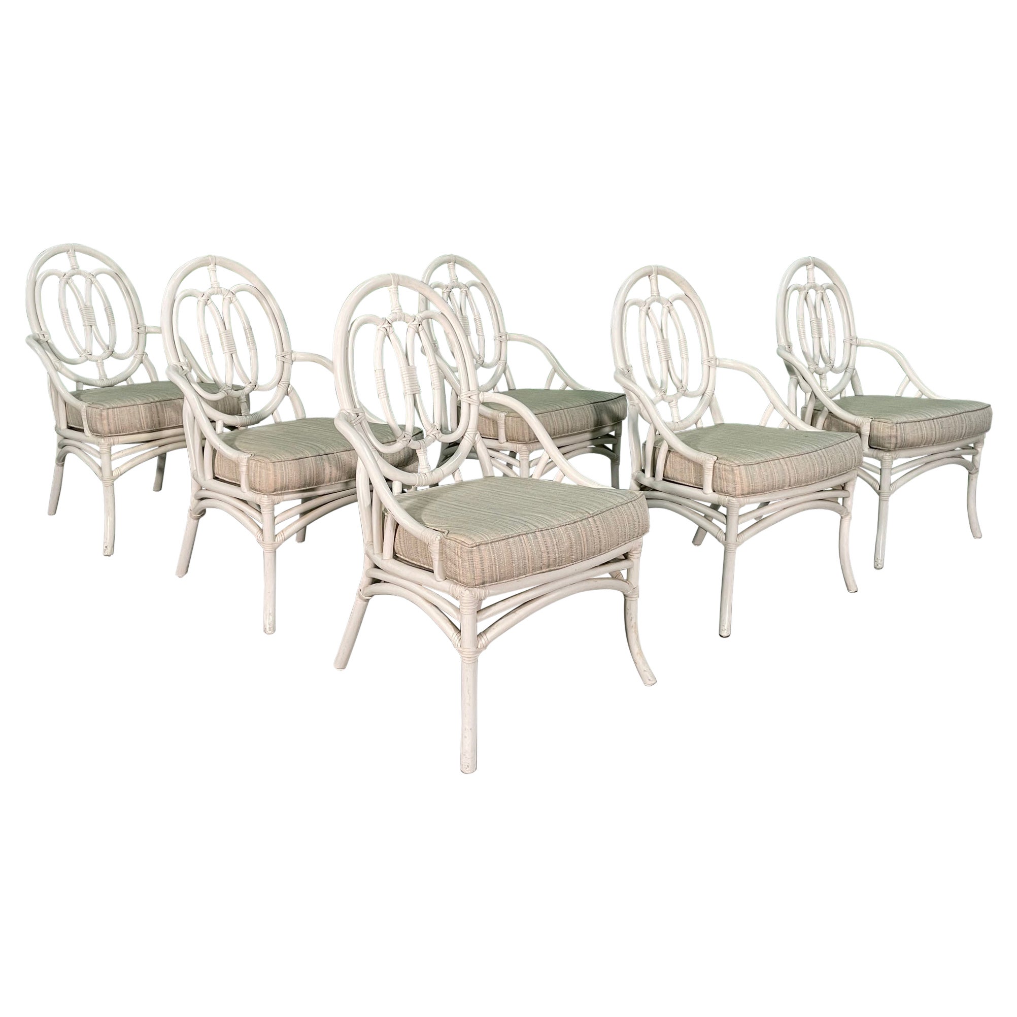 Rattan Loop Back Dining Chairs