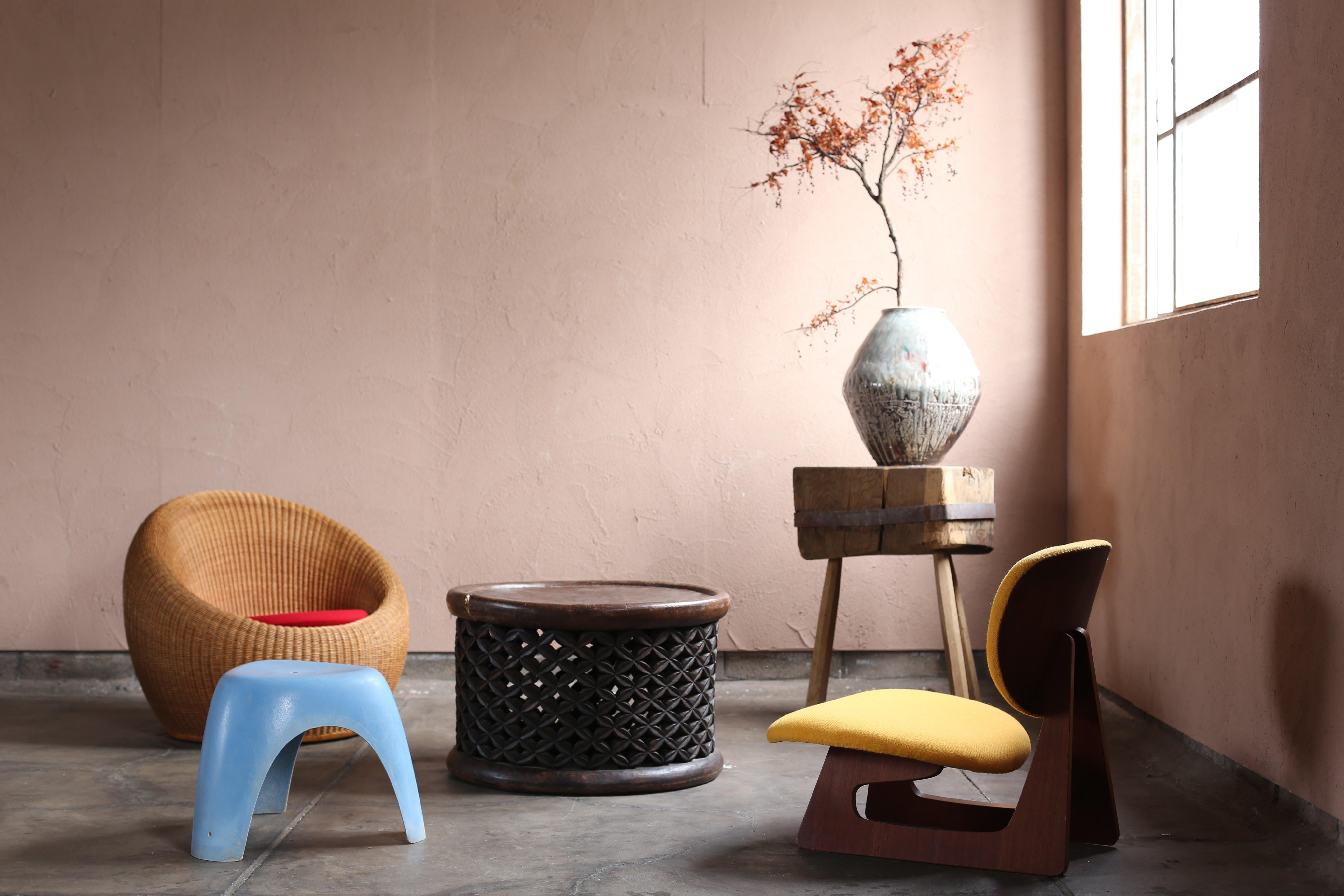 Rattan Lounge Chair by Isamu Kenmochi, circa 1960s 7
