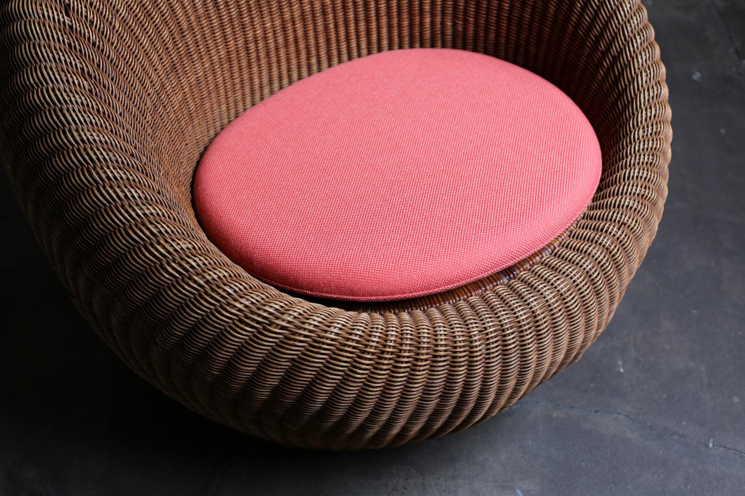 Chaise longue en rotin par Isamu Kenmochi, vers 1960 en vente 2