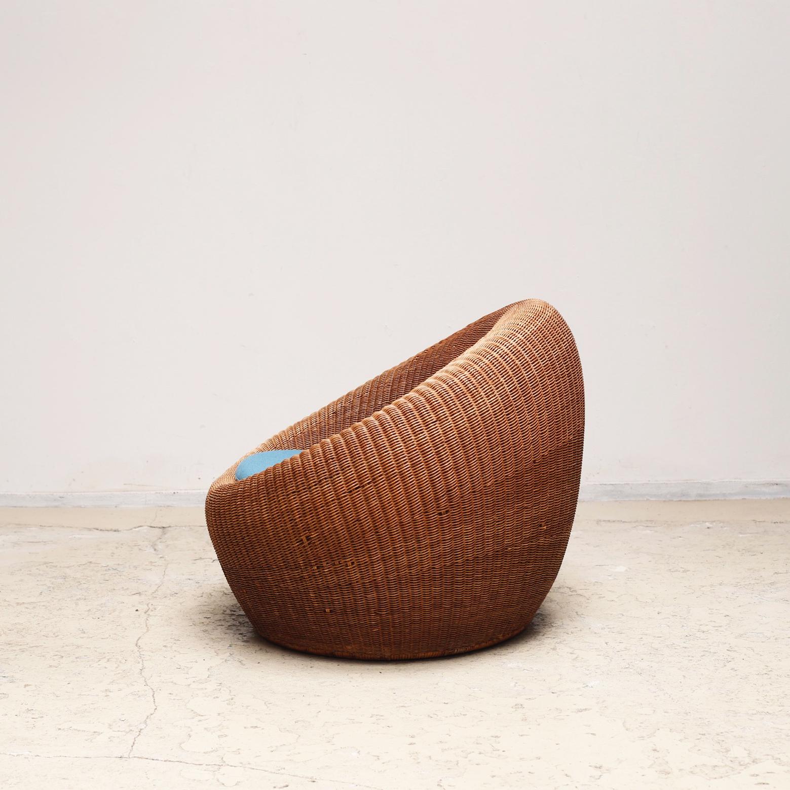 isamu kenmochi rattan chair