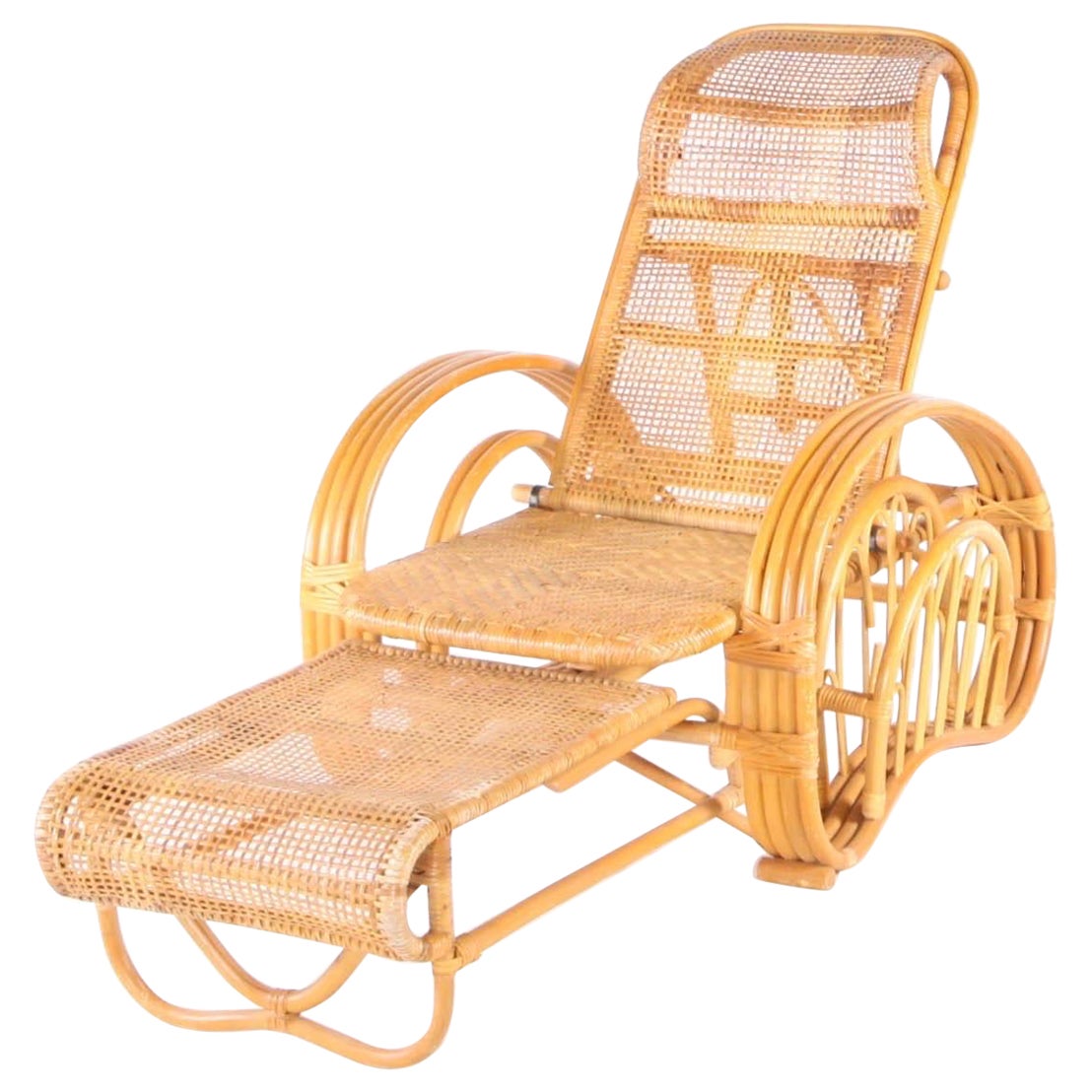 Sedia da salotto in rattan