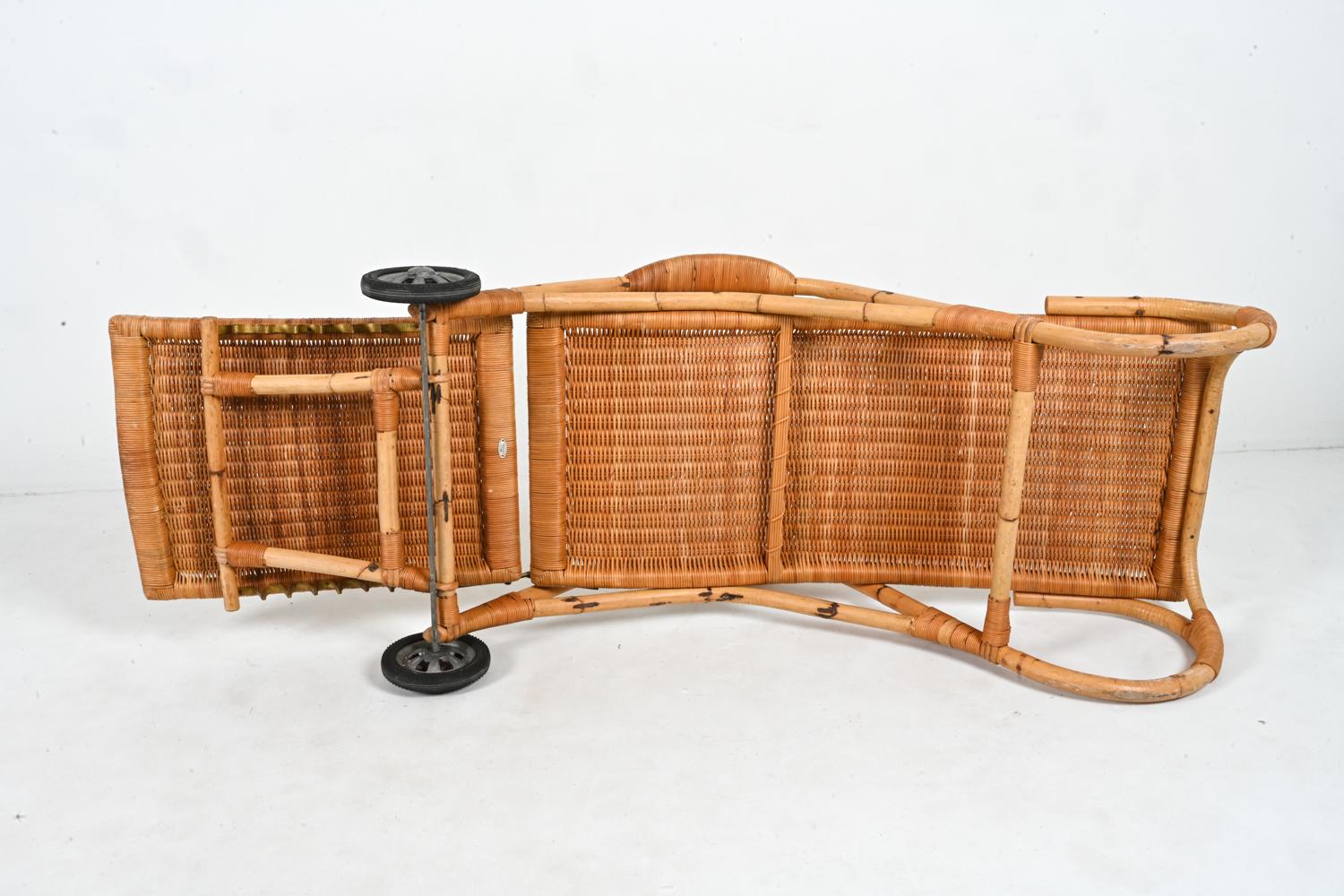Rattan Lounge Suite by Arco Schutzmarke, Germany, c. 1960's For Sale 5