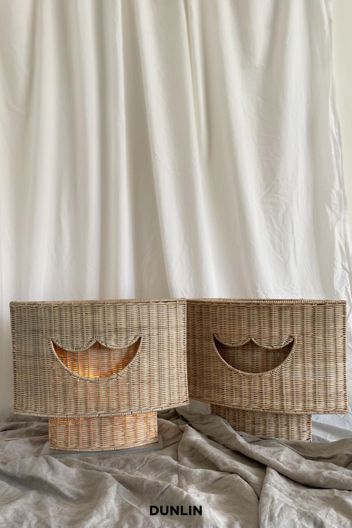 Australian Rattan Luna Table Light 'Limited Edition', by Dunlin For Sale