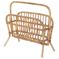 Rattan Magazine Holder