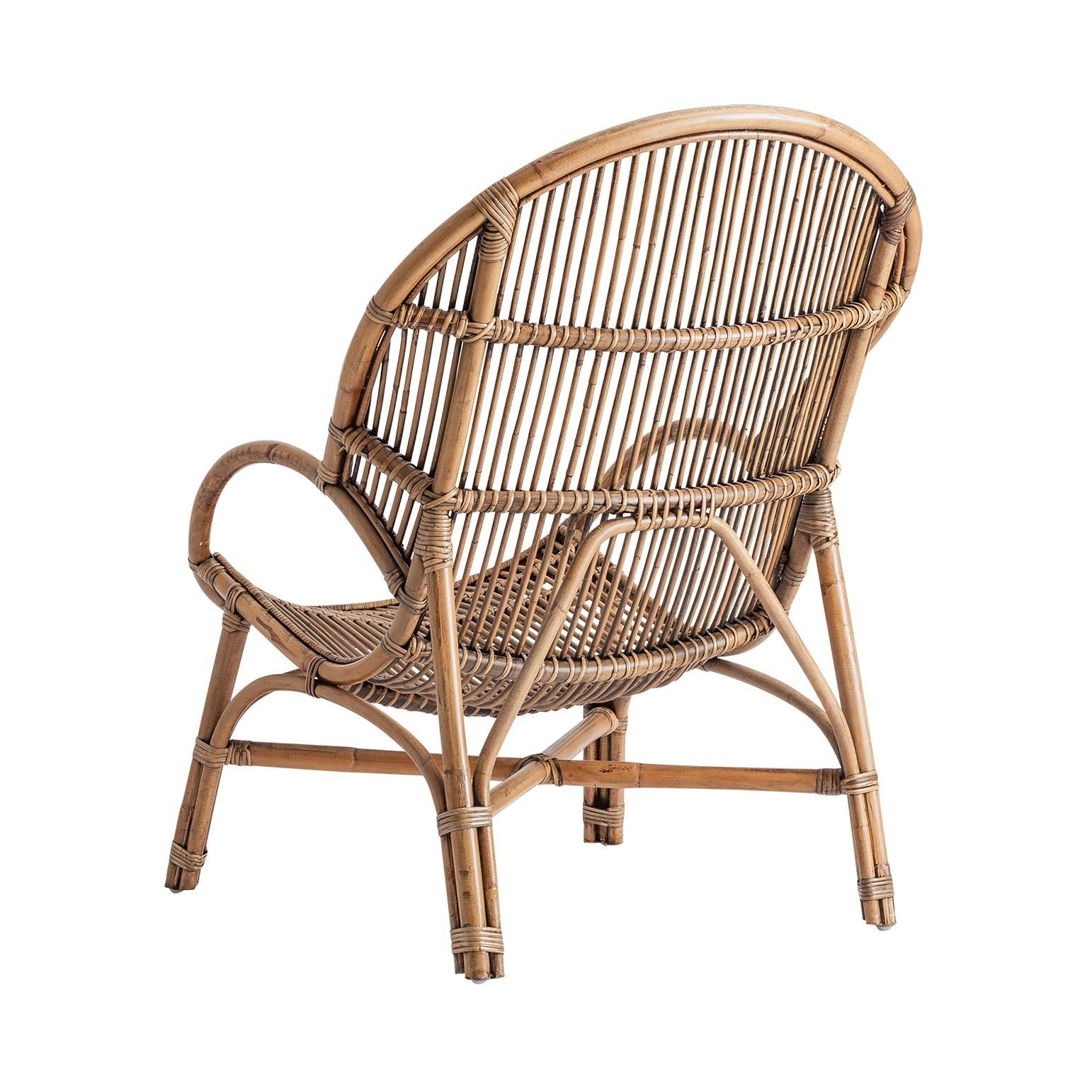 Rattan Midcentury Style Armchair In New Condition In Tourcoing, FR
