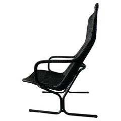 Vintage Rattan Model 514 C Lounge Chair By Dirk Van Sliedregt For Gebroeders Jonkers Noo