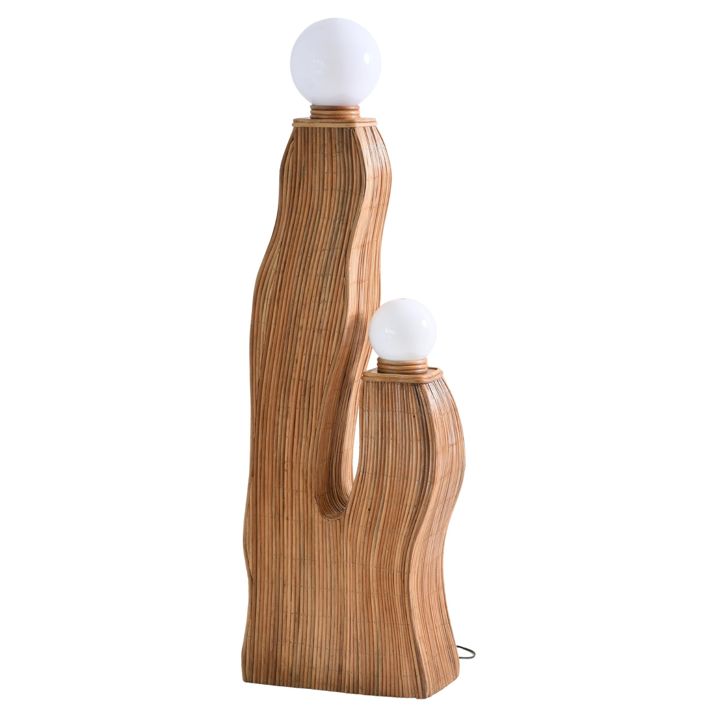 Rattan Modern Bella, Lampada da terra