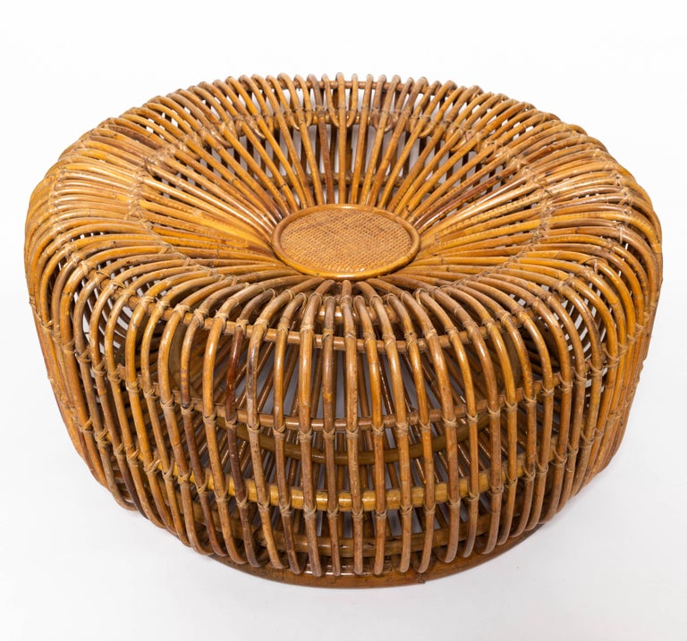 Rattan Ottoman For Sale at 1stDibs