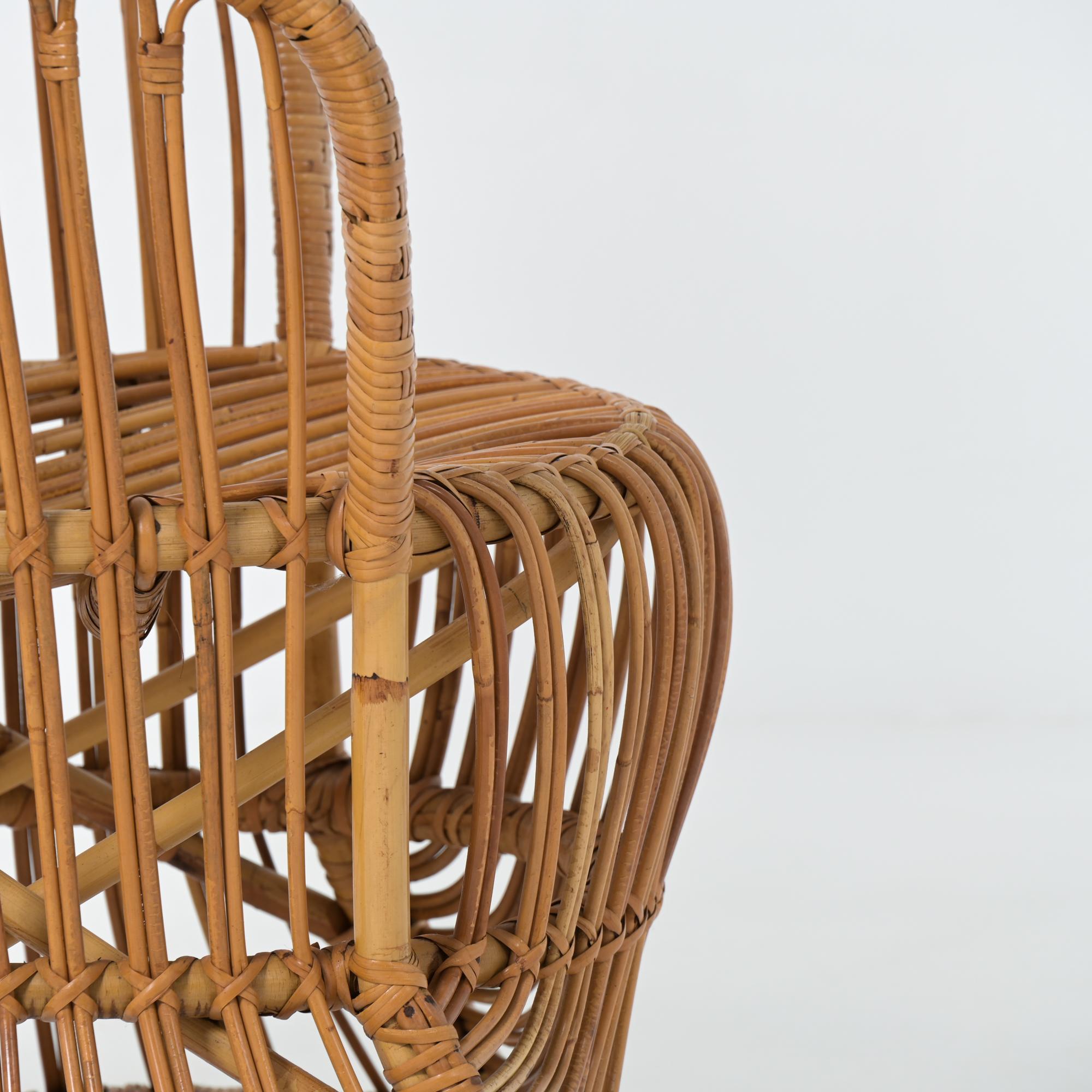 Rattan- Pfauenstuhl im Angebot 7