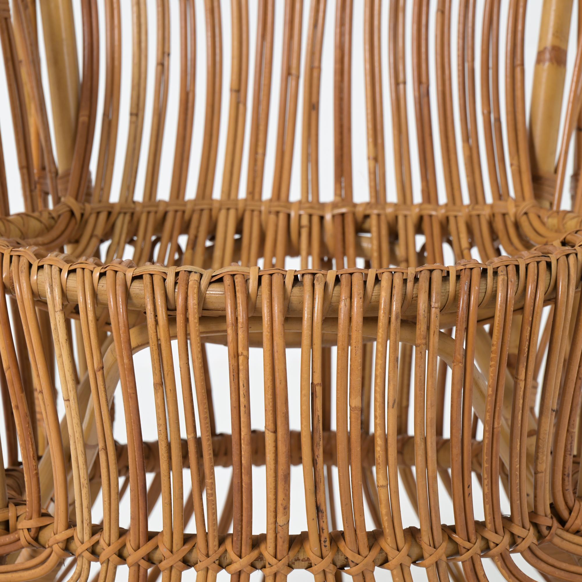 Rattan- Pfauenstuhl im Angebot 9