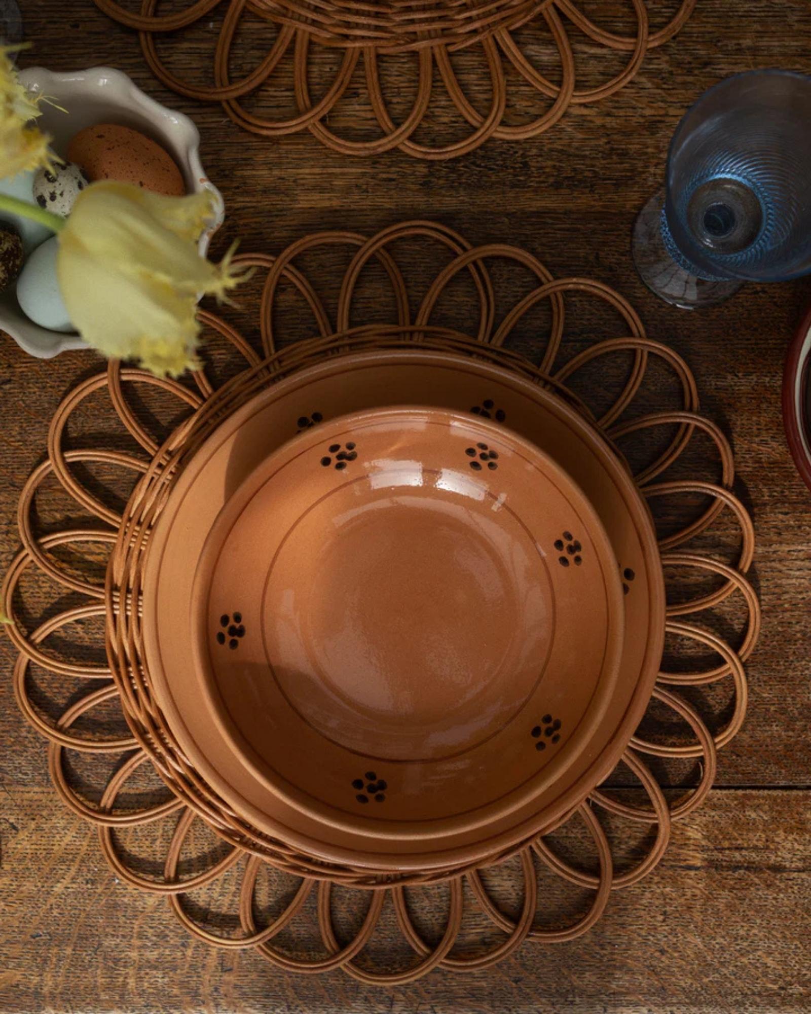 Rattan Placemats (set of 4) For Sale 1