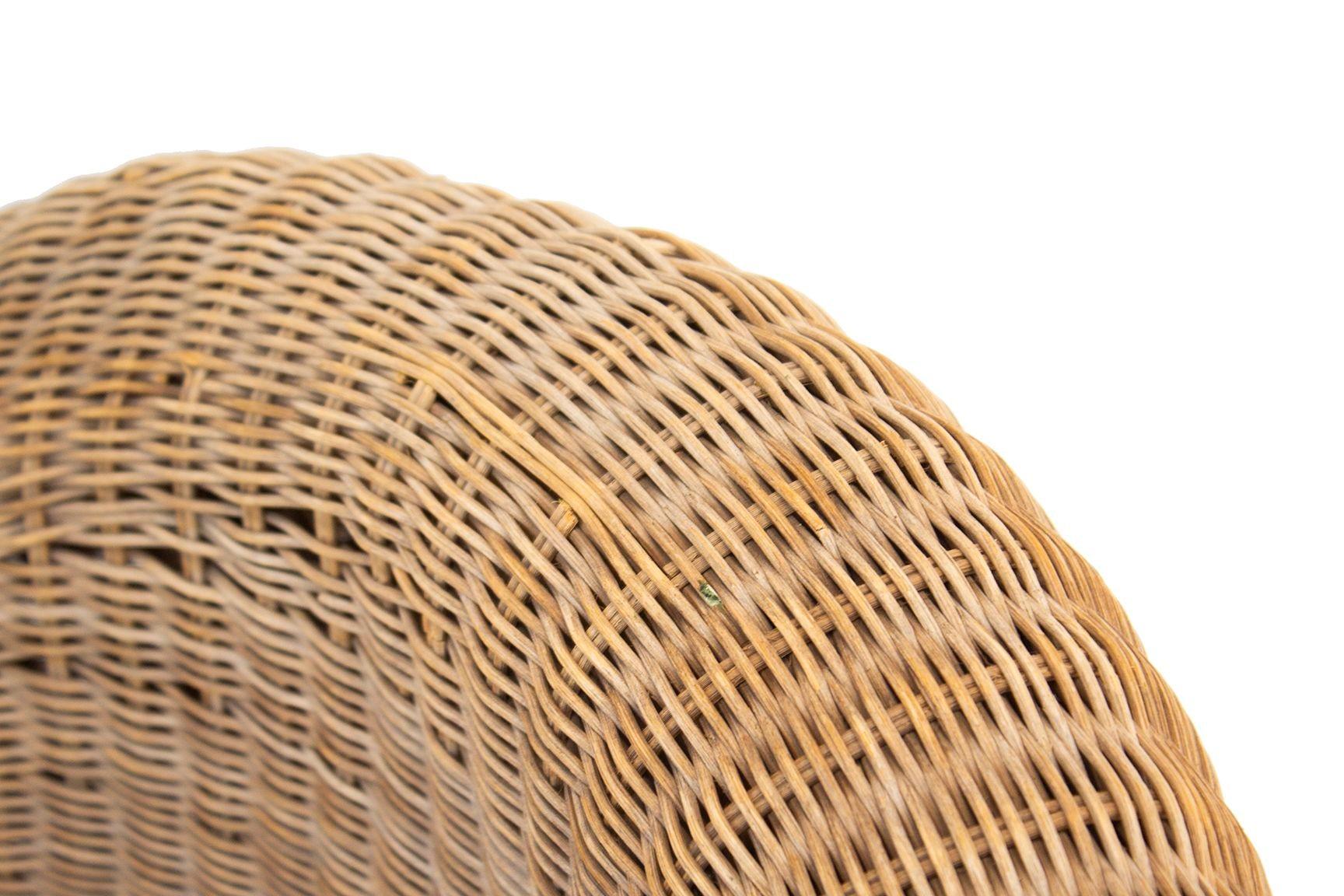 Sedia Pod in rattan in vendita 3