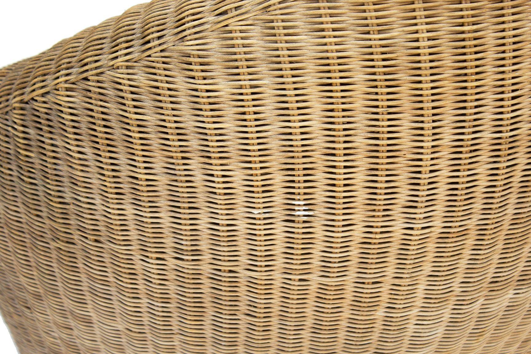 Sedia Pod in rattan in vendita 2