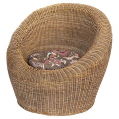 Chaise Pod en rotin