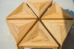 Rattan Puzzle Coffee Table