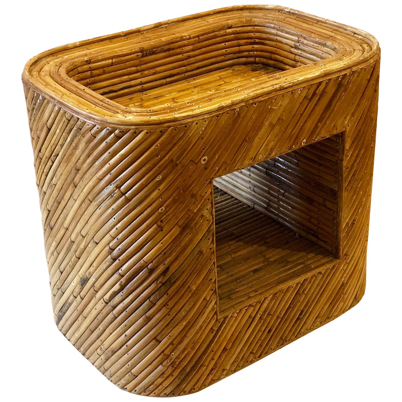 Rattan Rare Bar Table at 1stDibs