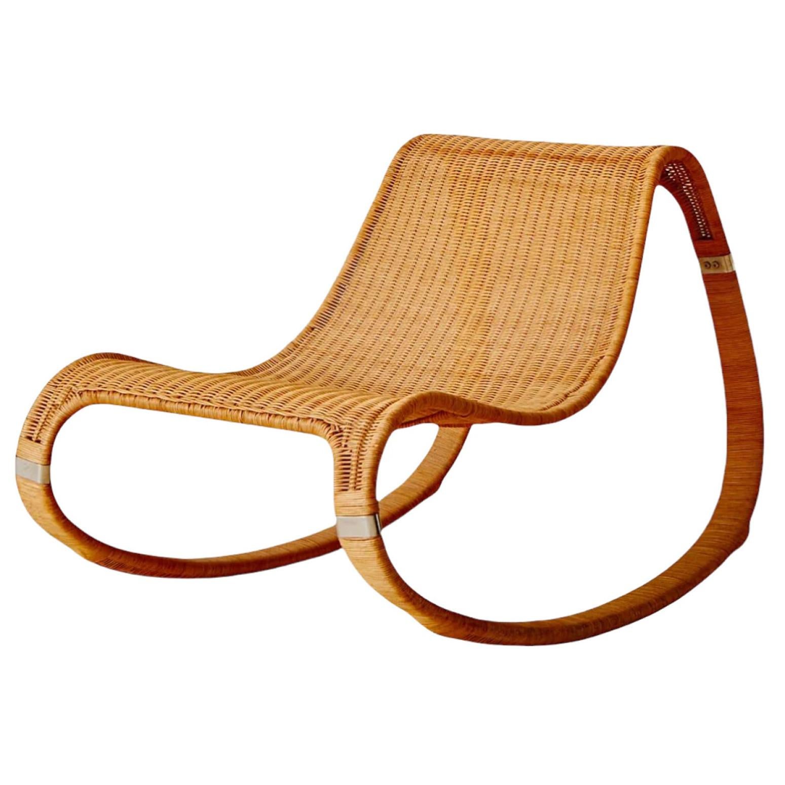 Other Rattan Rocking Chair , Sweden, 2002 For Sale