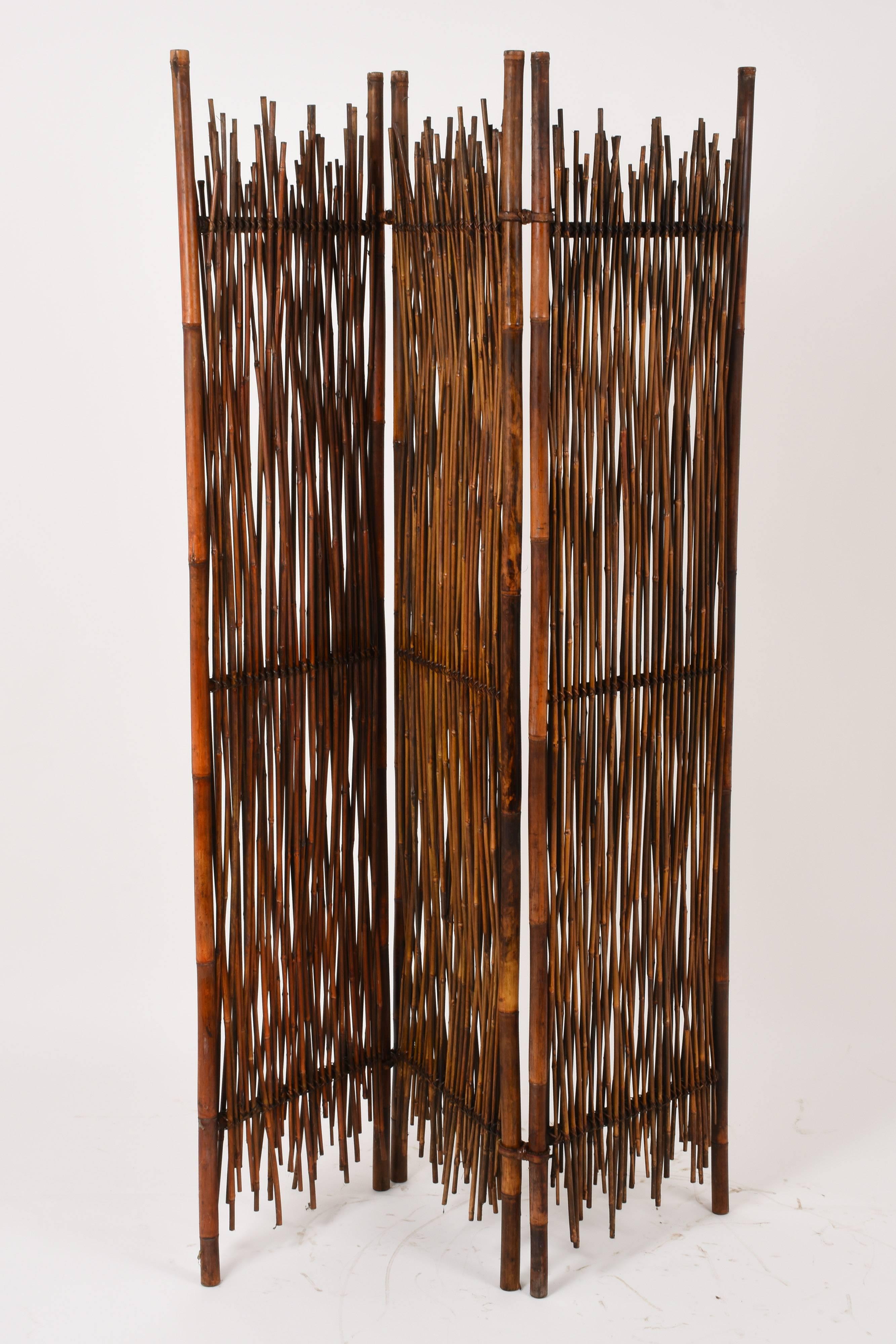 Rattan Room Divider Screen, Partition, Italy, 1900s 2