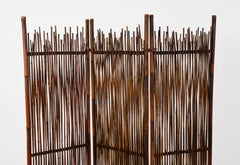 Rattan Room Divider Screen, Partition, Italy, 1900s