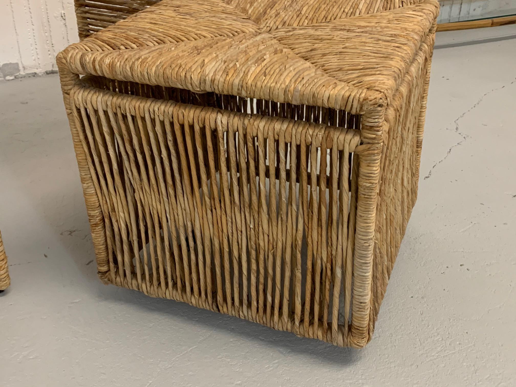 nesting rattan tables