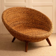 Rattan round chair