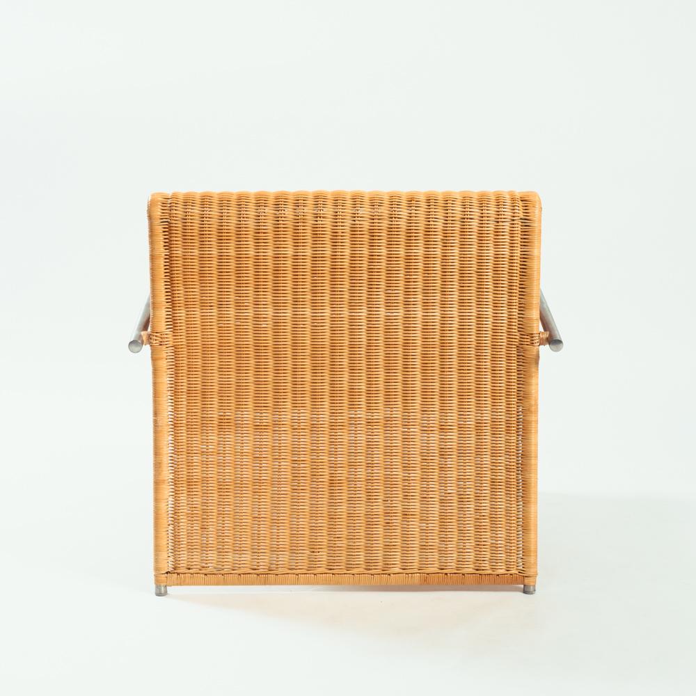 Rattan seating group set with waved back, 1990s 3