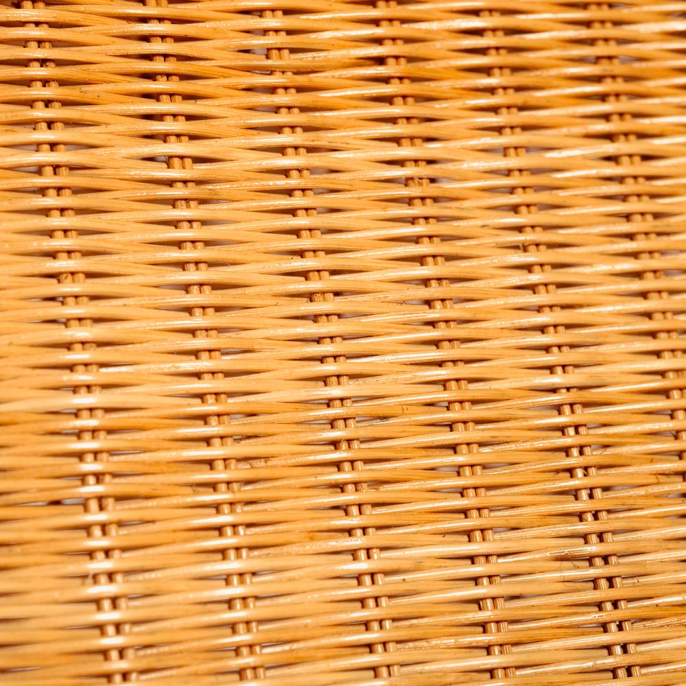 Rattan seating group set with waved back, 1990s 8