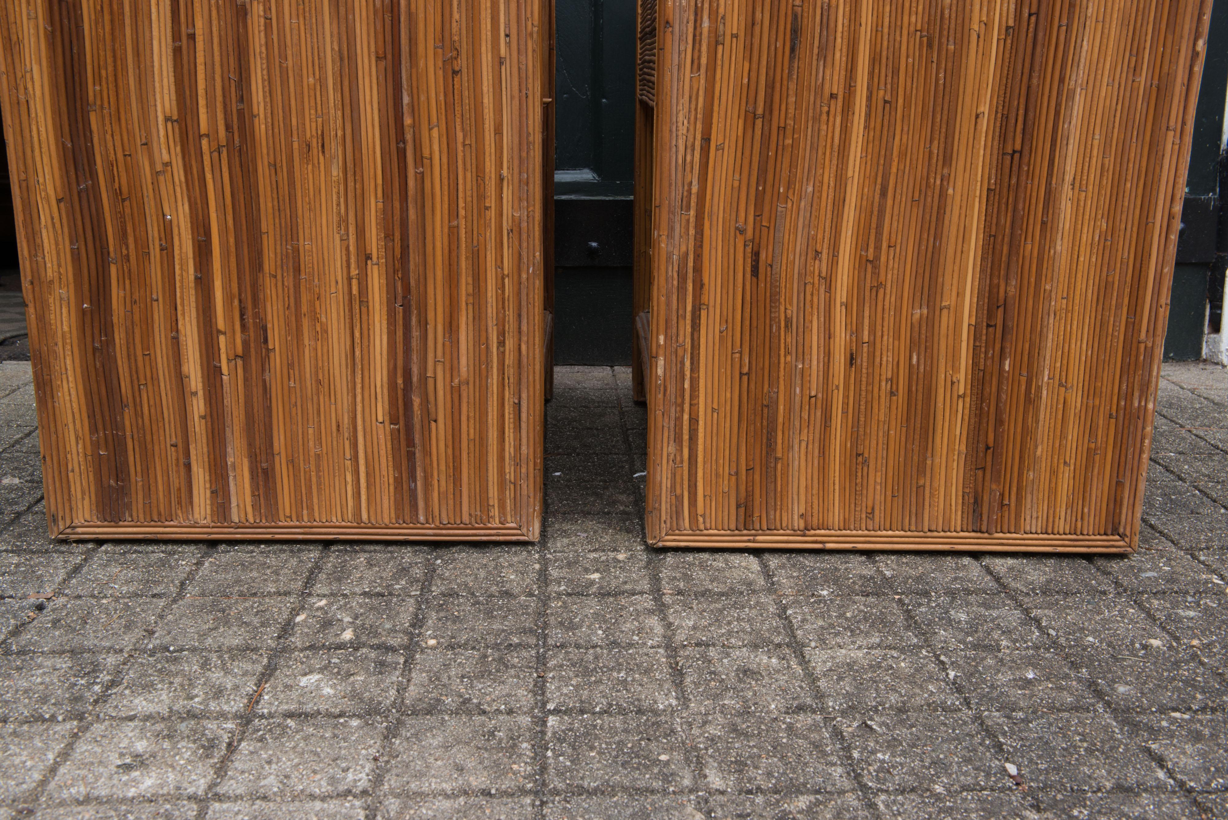 Rattan Side Tables with Drawer 12