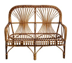 Rattan Sofa, Italy, 1960s