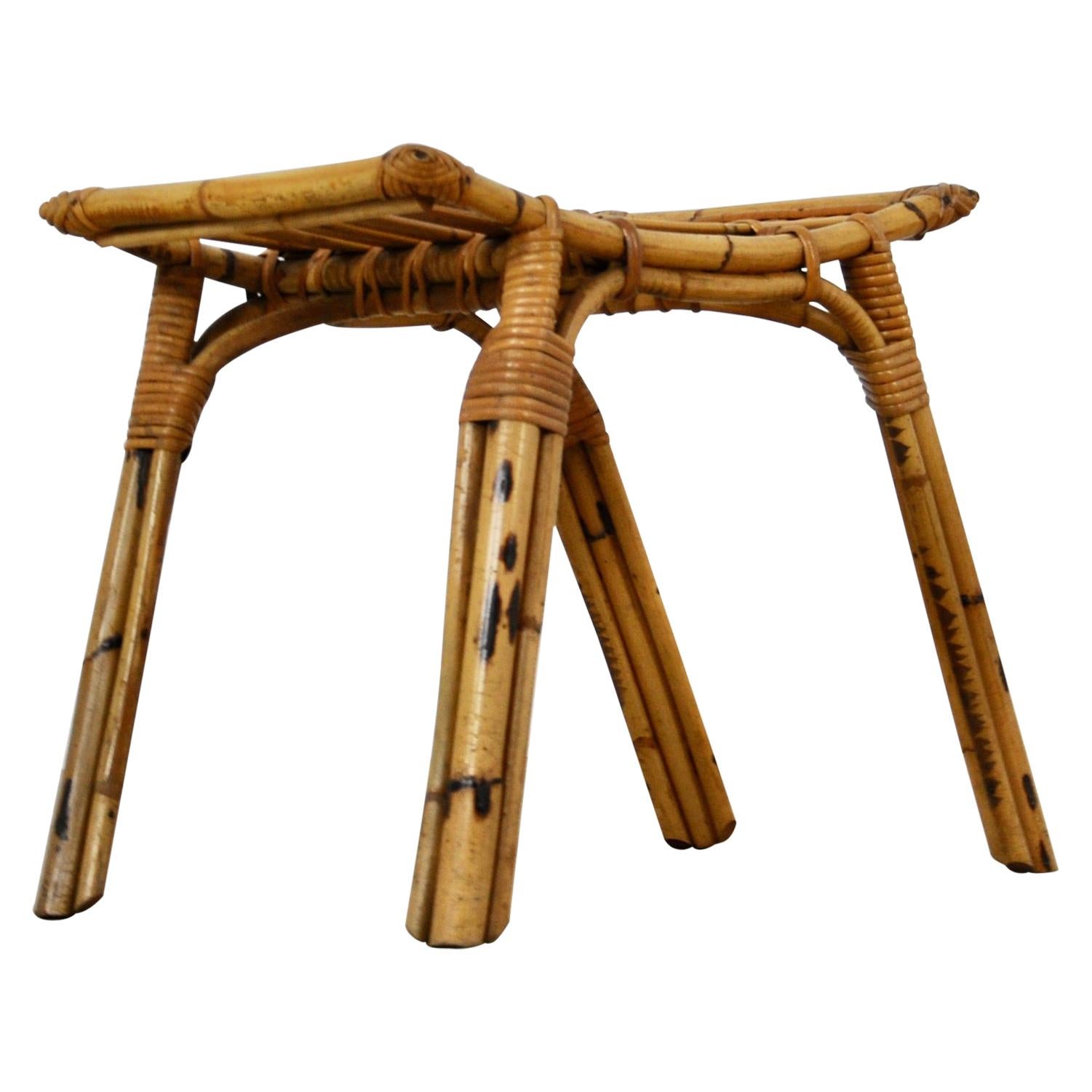 Rattan Stool, 1960s