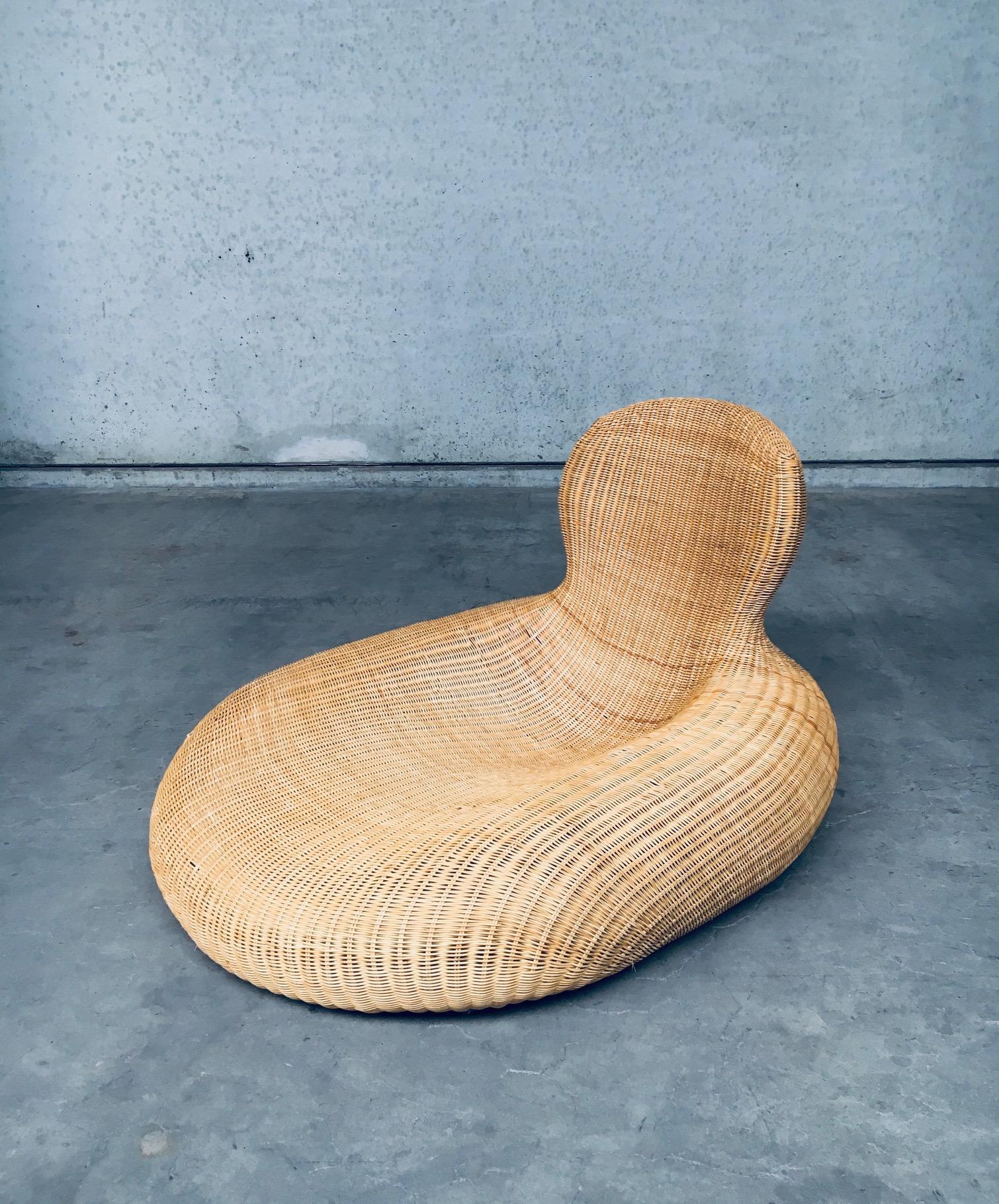 Européen Fauteuil de salon STORVIK en rotin de Carl Ojerstam pour Ikea, années 2000