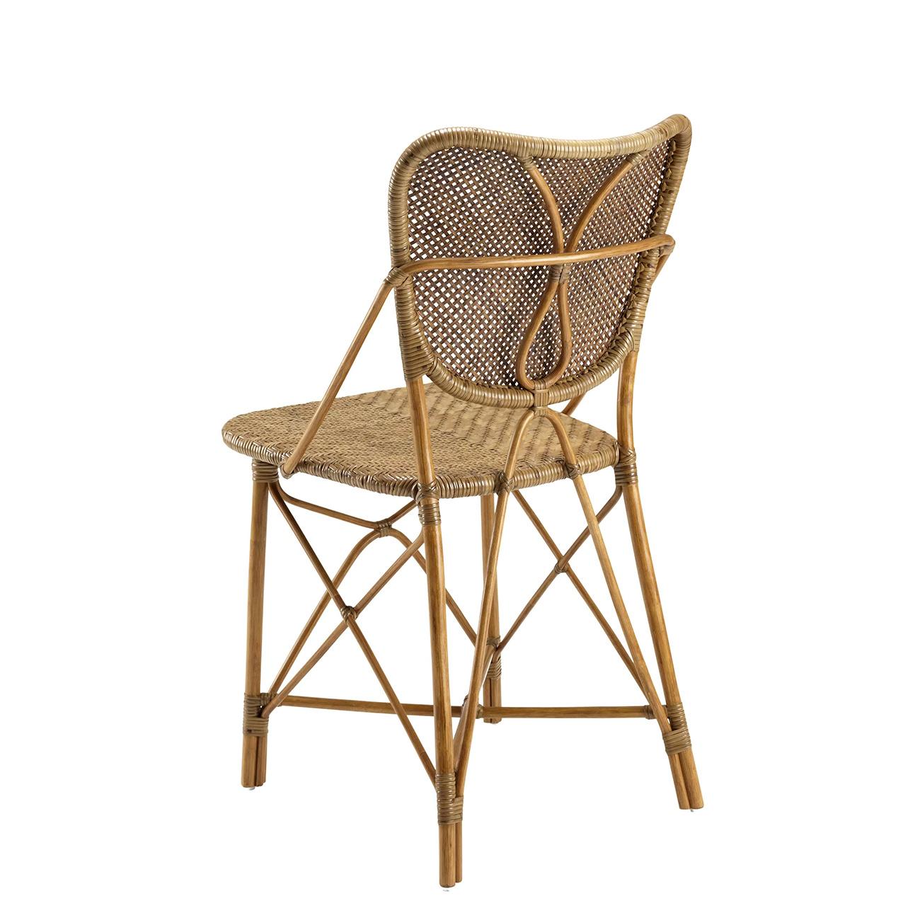 Hand-Crafted Rattan Style Chair For Sale