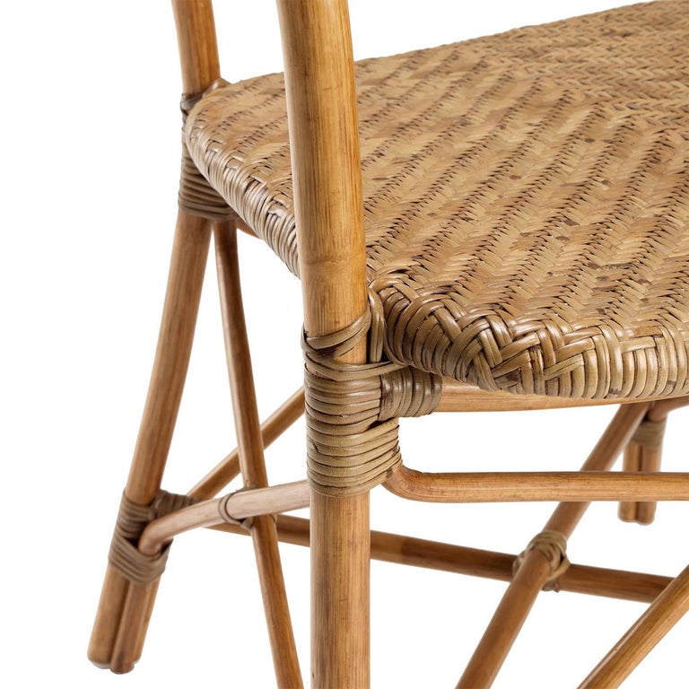 Rattan Style Chair with Arm For Sale at 1stDibs
