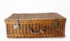 Rattan Suitcase, France, circa 1950