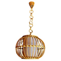 Vintage Rattan Suspension, France, 1960