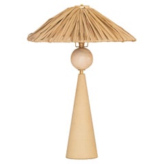 Rattan Table Lamp by Patricia Bustos de la Torre