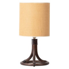 Rattan Table Lamp, France, 1960s
