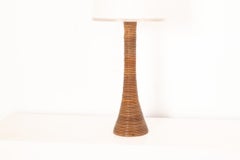 Lámpara de mesa de ratán 'STEM' Lámparas de mesa artesanales