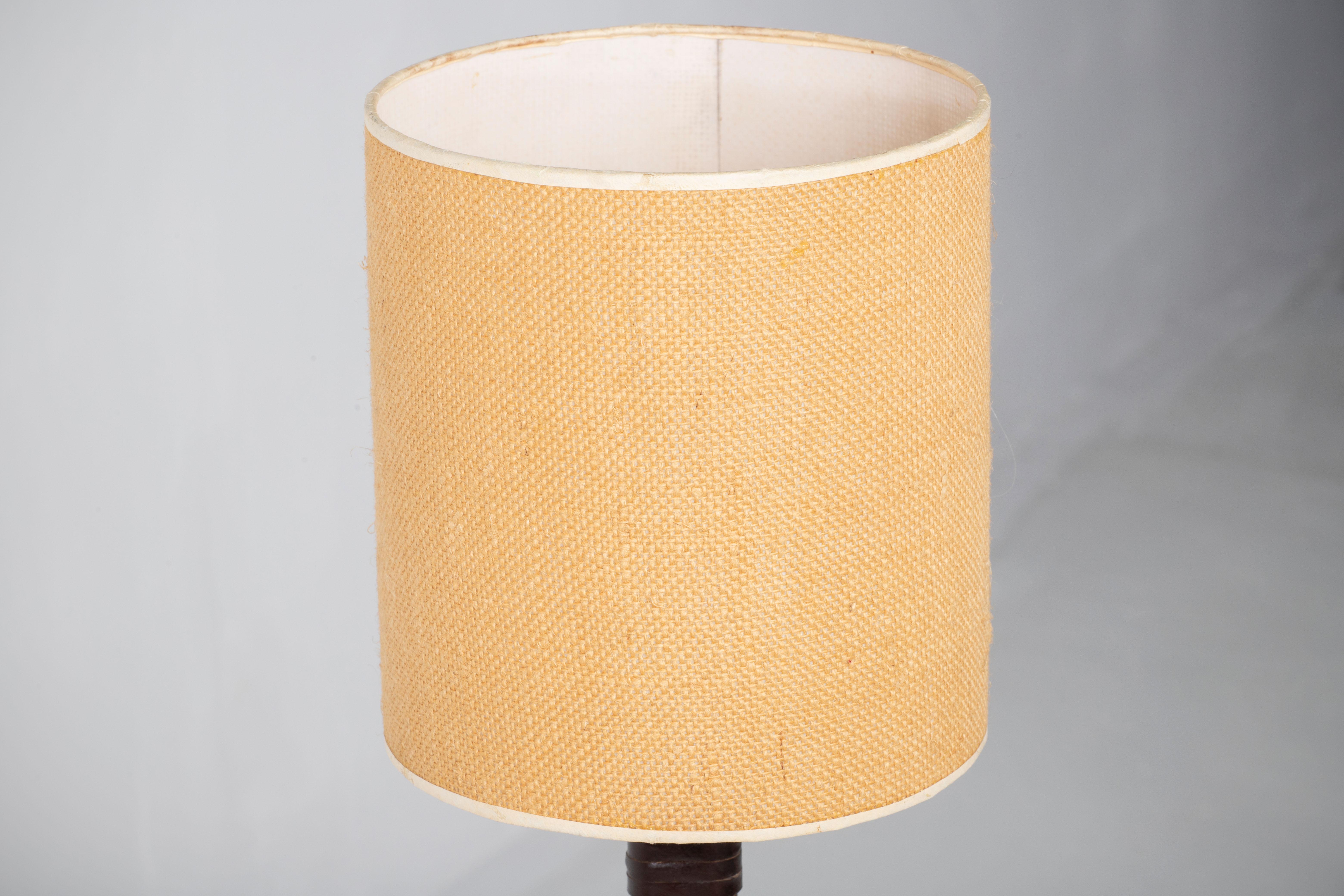 Mid-20th Century Rattan Table Lamp, France, 1960s For Sale