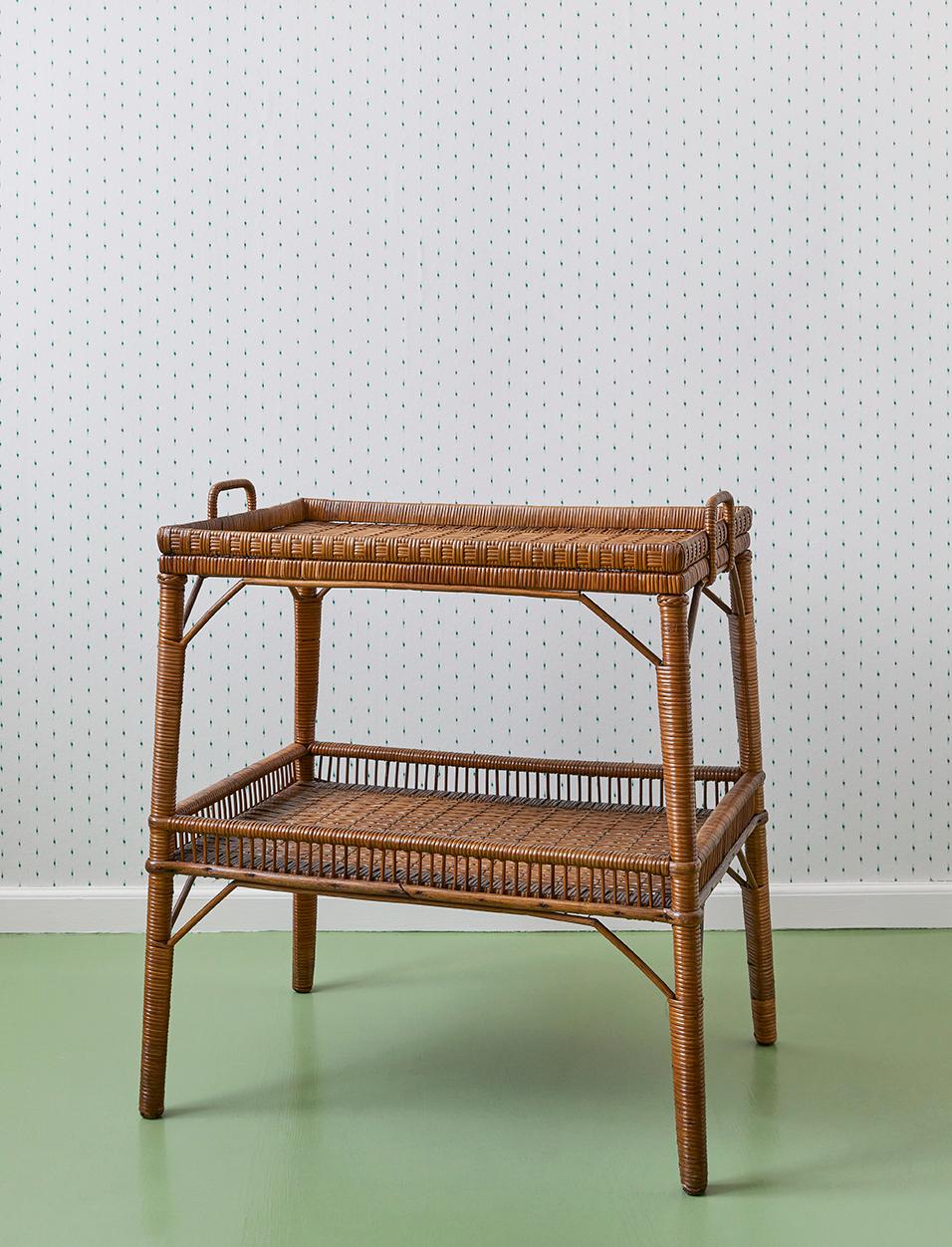 Francia, finales del siglo XIX

Mesa bandeja de ratán con elegantes detalles tejidos.


Al 72 x An 60 x Pr 40 cm