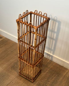 Paragüero de ratán, hacia 1970